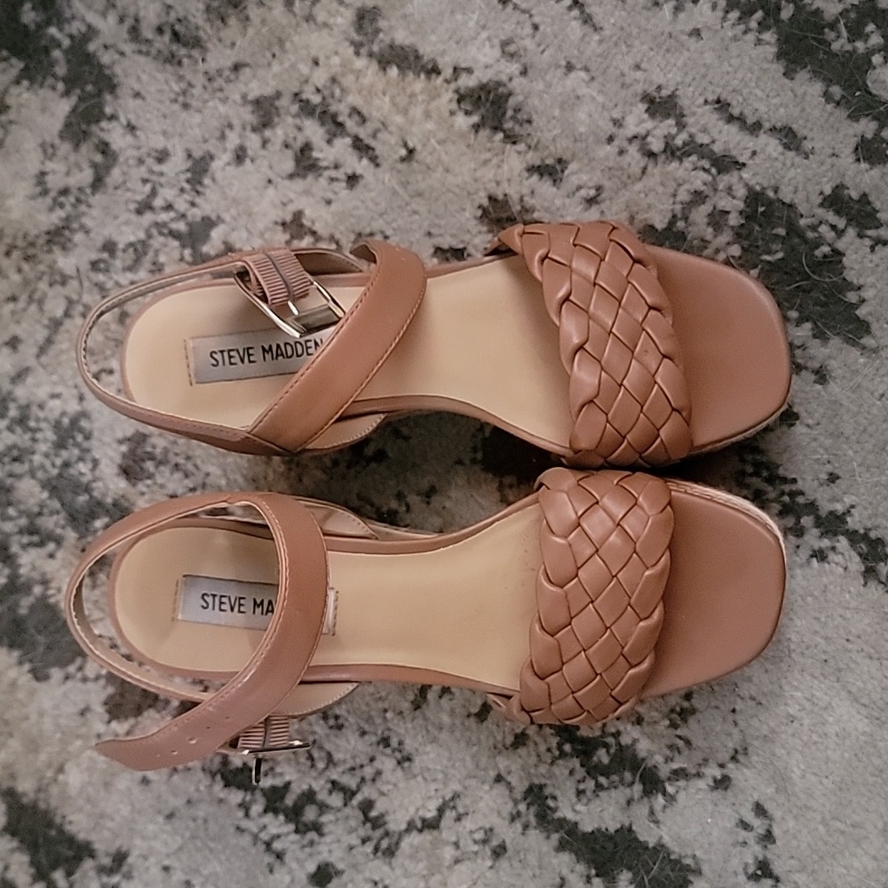 Steve Madden Platform Cork Sandals